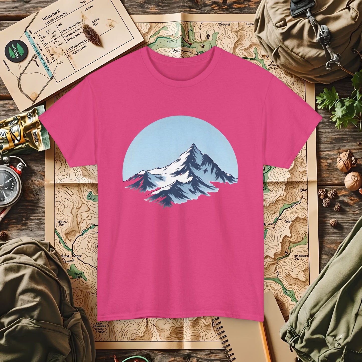 Mountain Escape Outdoor Adventure T-Shirts | Camping, Hiking, Rafting & Kayaking Tees for Nature Lovers