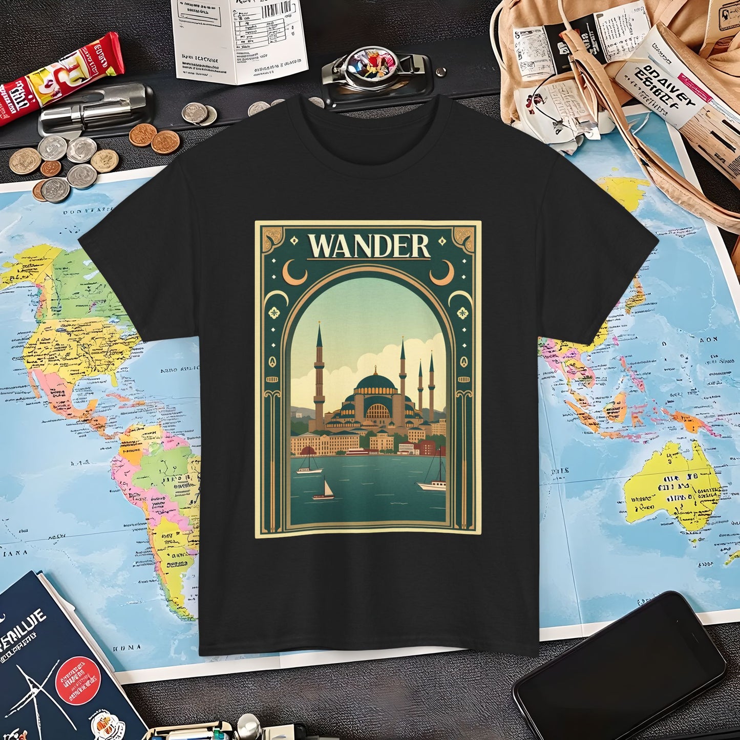 Istanbul Elegance Air Travel T-Shirts | Jetsetter, Airport, and International Flight Tees