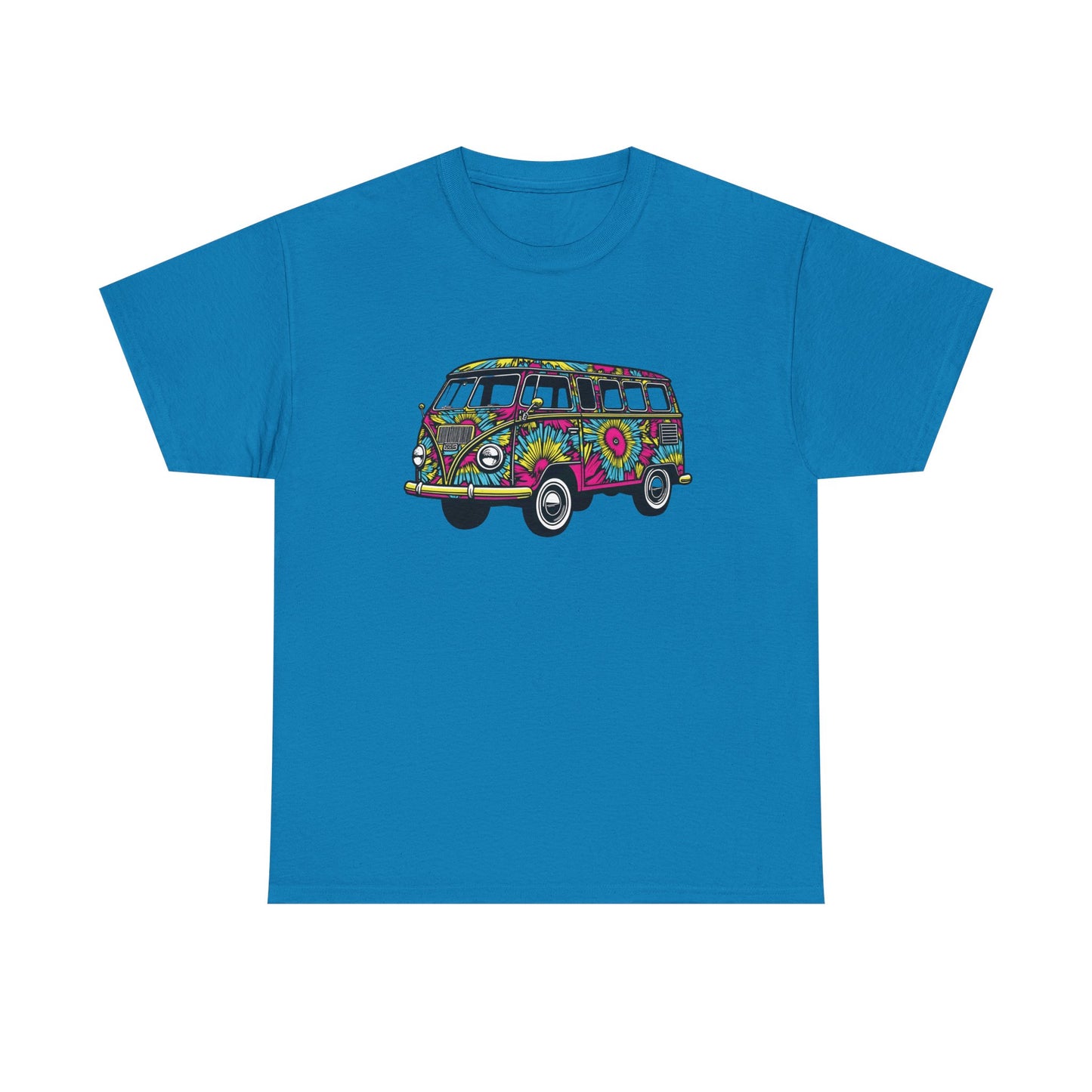 Kaleidoscope Van Road Trip & Vehicle Travel T-Shirts | Car, RV, and Motorcycle Adventure Tees