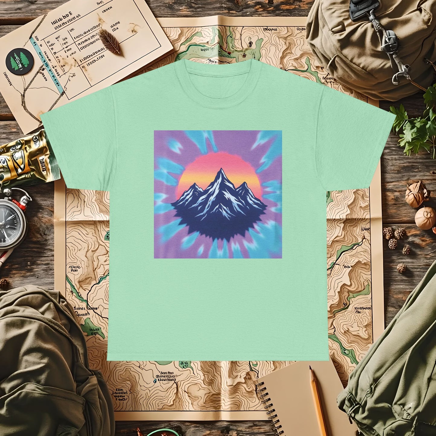 Color Peak Outdoor Adventure T-Shirts | Camping, Hiking, Rafting & Kayaking Tees for Nature Lovers