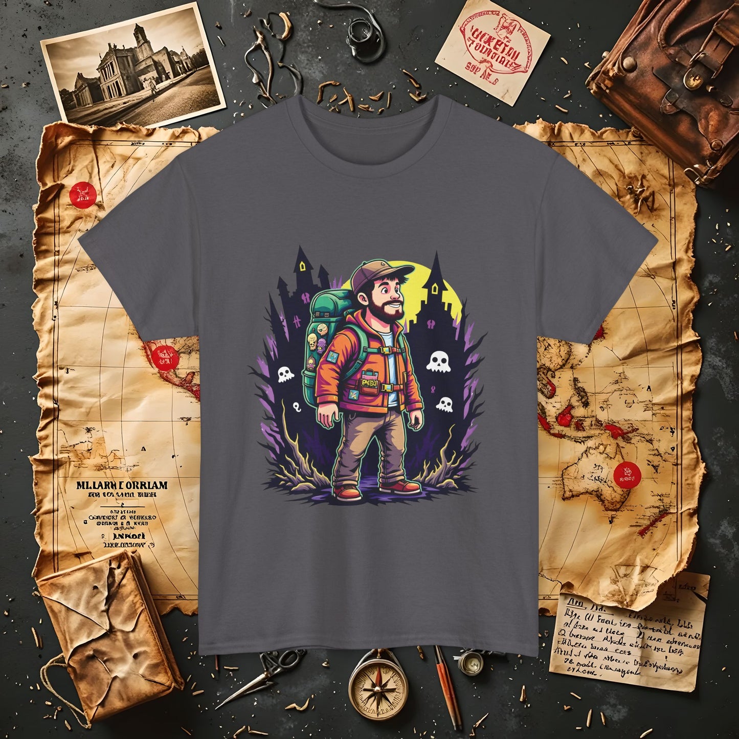 Ghost Hunt Thrillseeker Dark Tourism T-Shirts | Hauntingly Cool Travel Tees for the Morbidly Curious
