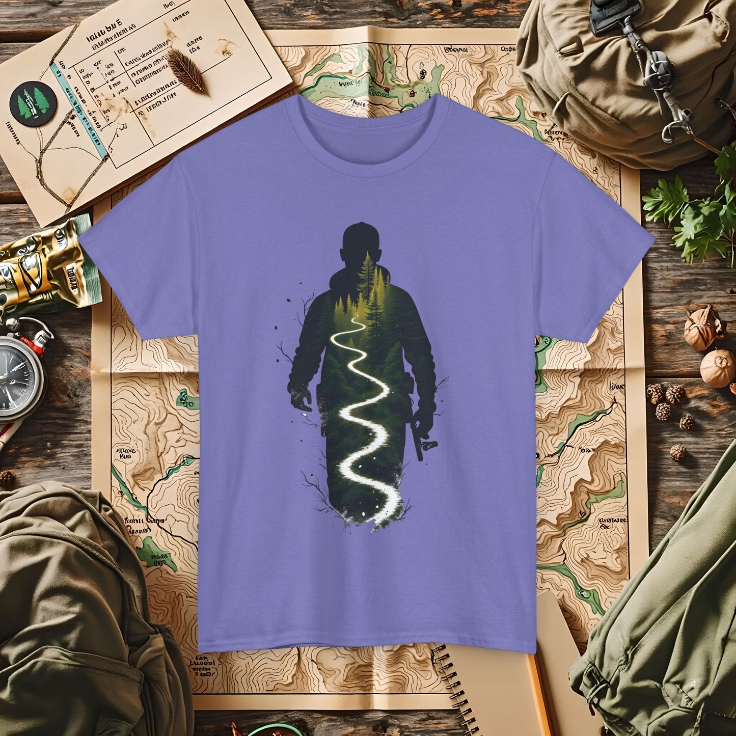 Nature Journey Outdoor Adventure T-Shirts | Camping, Hiking, Rafting & Kayaking Tees for Nature Lovers