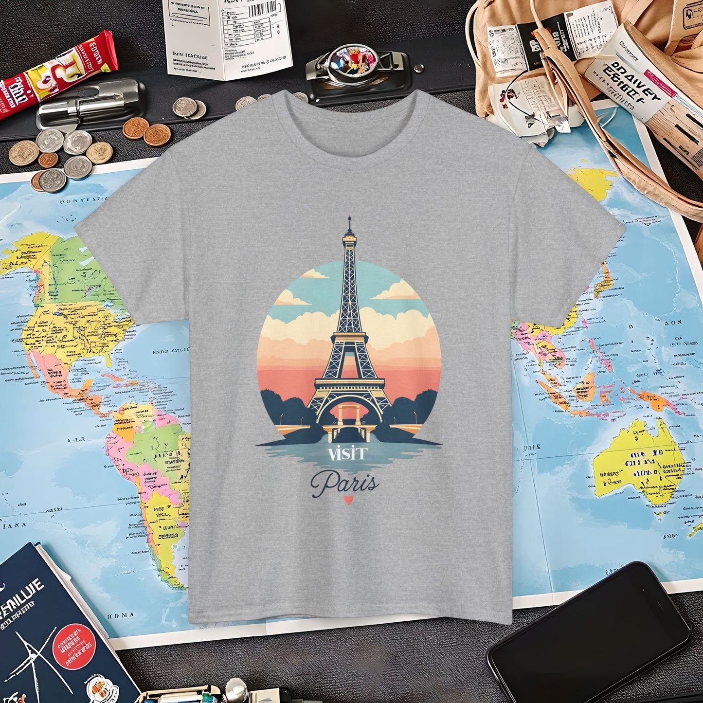 Paris Dreams Air Travel T-Shirts | Jetsetter, Airport, and International Flight Tees