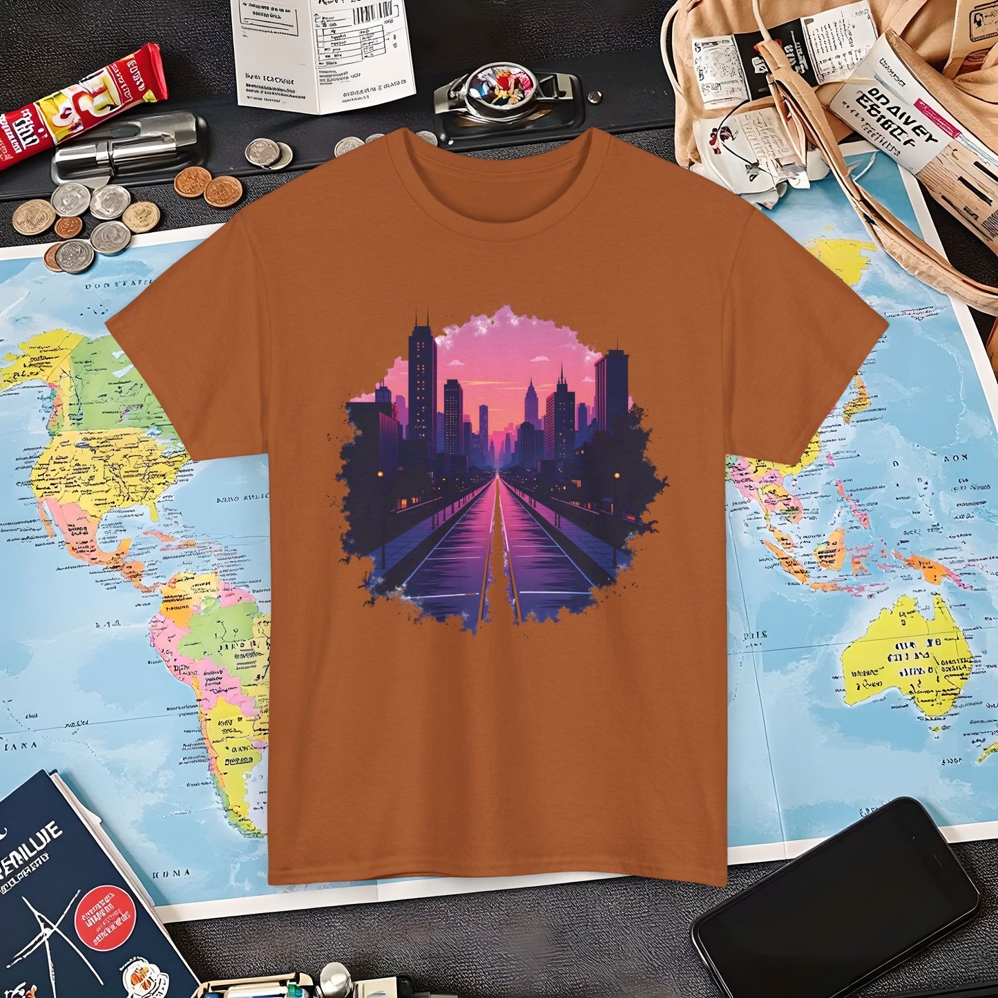 Twilight City Air Travel T-Shirts | Jetsetter, Airport, and International Flight Tees