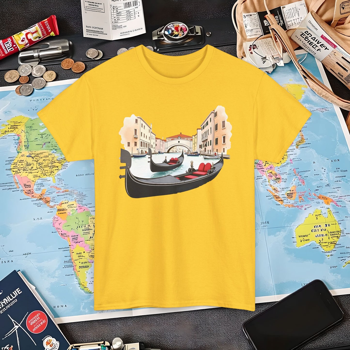 Venetian Romance Air Travel T-Shirts | Jetsetter, Airport, and International Flight Tees