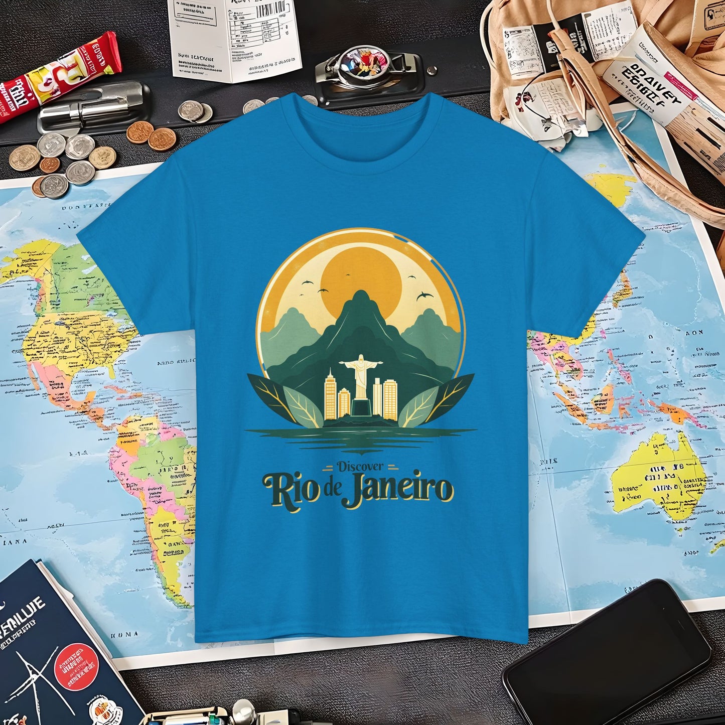 Rio Vintage Air Travel T-Shirts | Jetsetter, Airport, and International Flight Tees