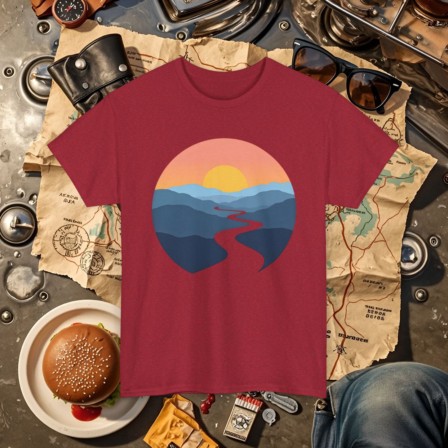Journey Ahead Road Trip & Vehicle Travel T-Shirts | Car, RV, and Motorcycle Adventure Tees