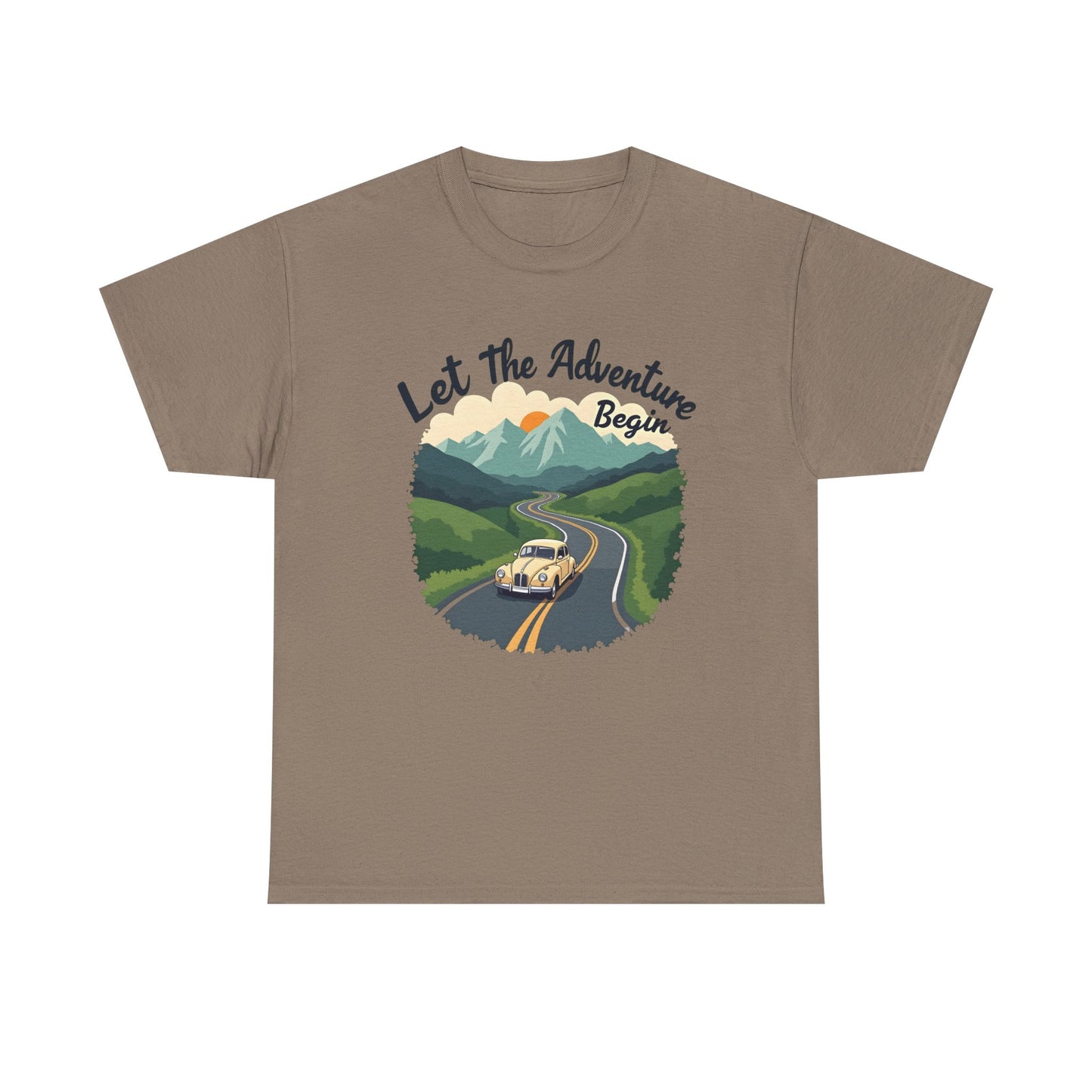 Adventure Awaits Road Trip & Vehicle Travel T-Shirts | Car, RV, and Motorcycle Adventure Tees