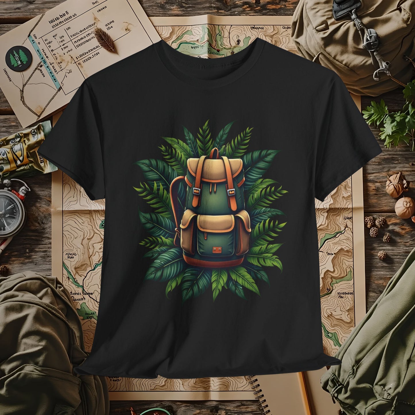 Jungle Adventure Outdoor Adventure T-Shirts | Camping, Hiking, Rafting & Kayaking Tees for Nature Lovers