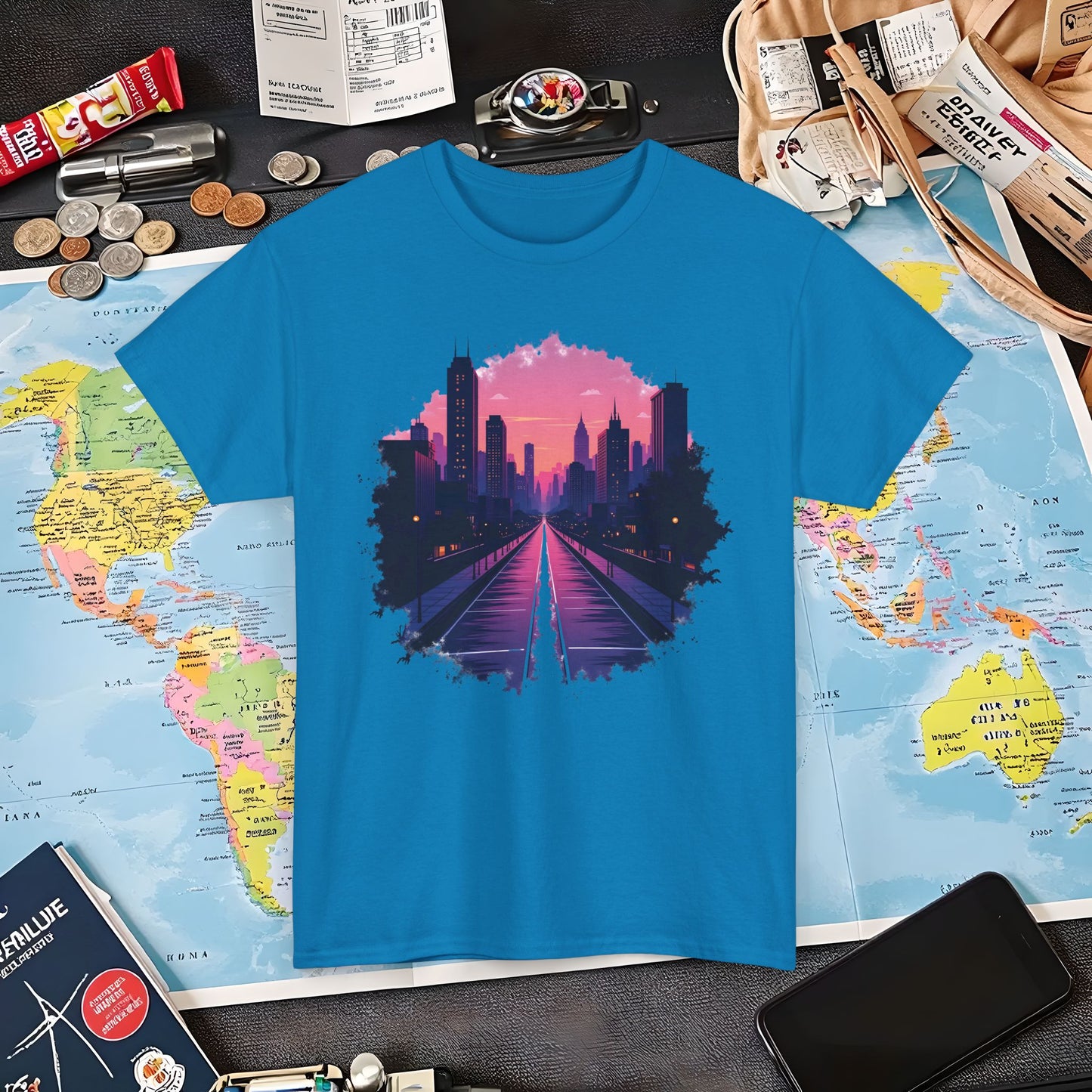 Twilight City Air Travel T-Shirts | Jetsetter, Airport, and International Flight Tees