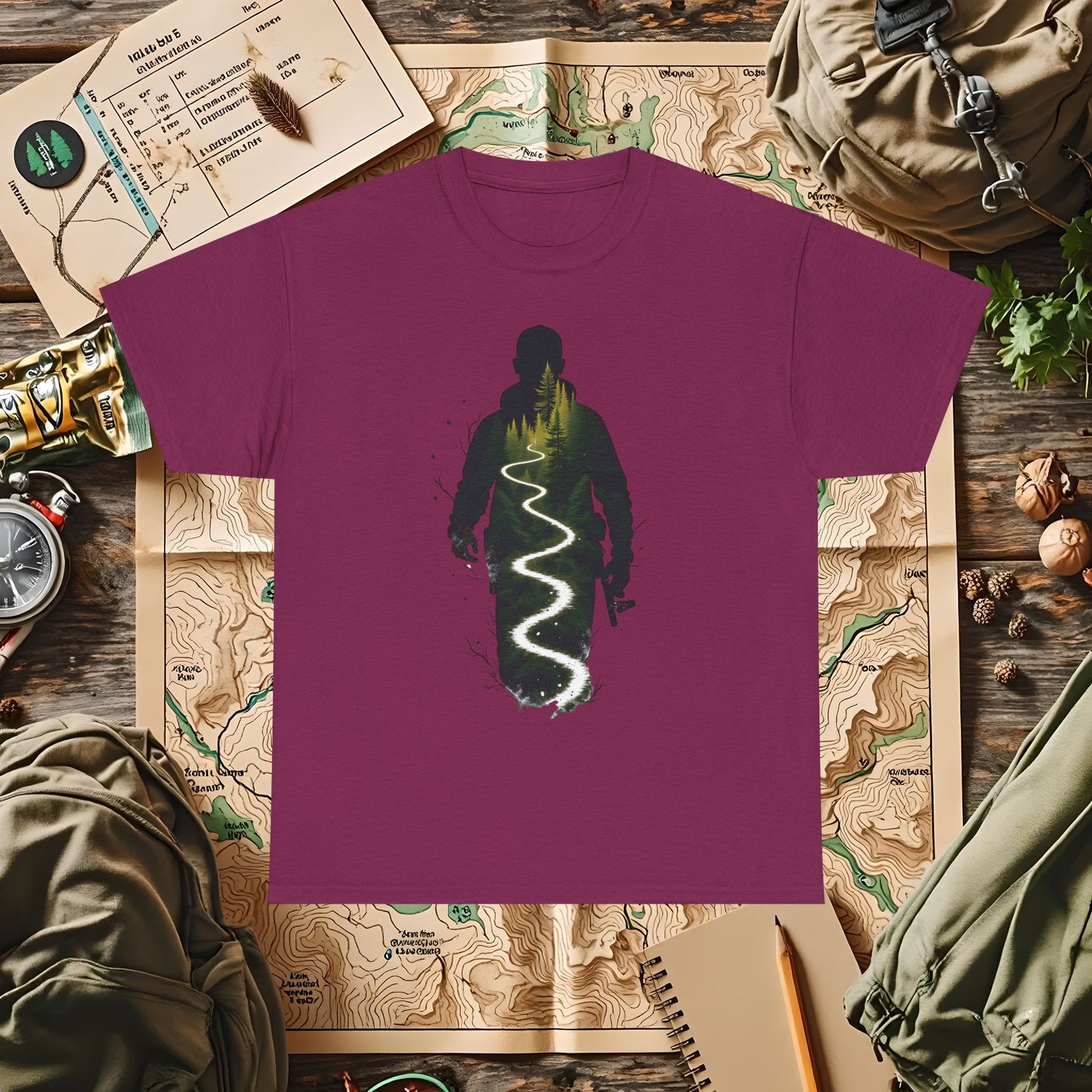 Nature Journey Outdoor Adventure T-Shirts | Camping, Hiking, Rafting & Kayaking Tees for Nature Lovers