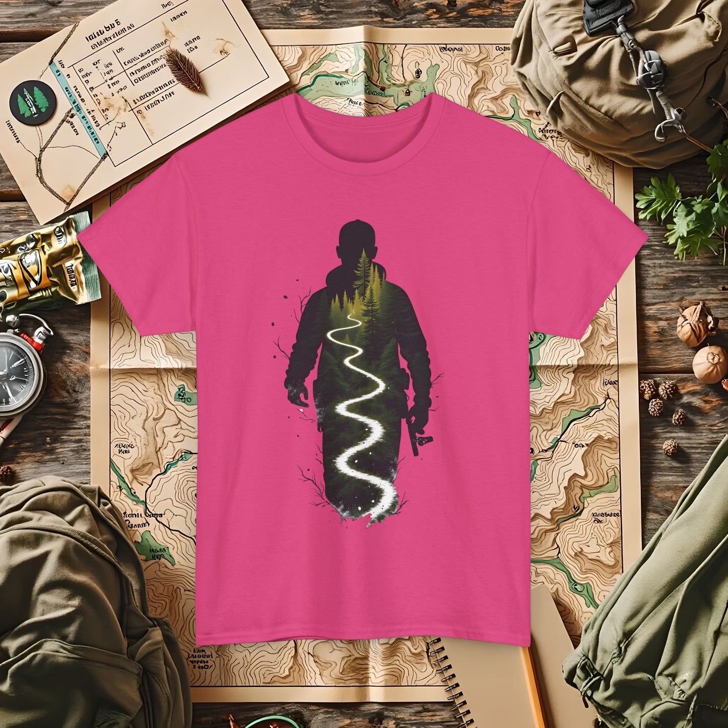 Nature Journey Outdoor Adventure T-Shirts | Camping, Hiking, Rafting & Kayaking Tees for Nature Lovers