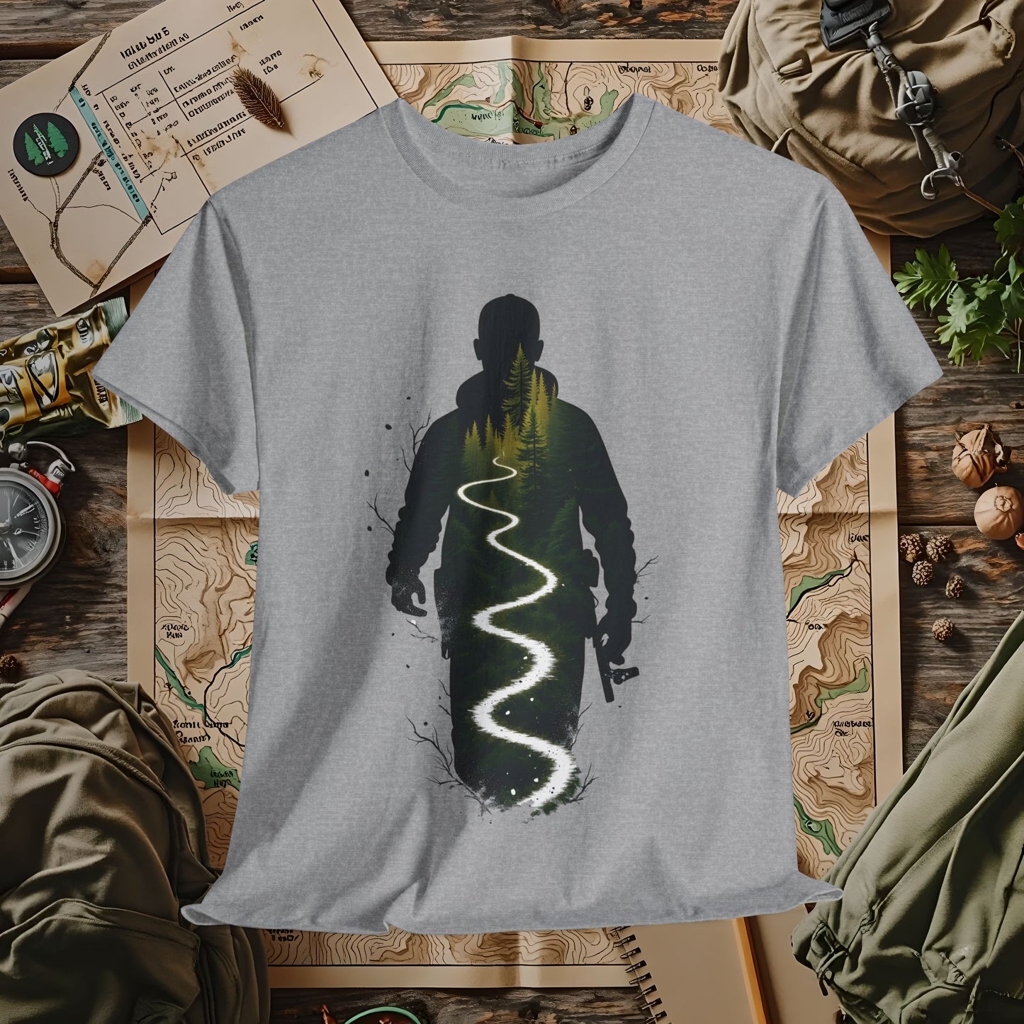 Nature Journey Outdoor Adventure T-Shirts | Camping, Hiking, Rafting & Kayaking Tees for Nature Lovers
