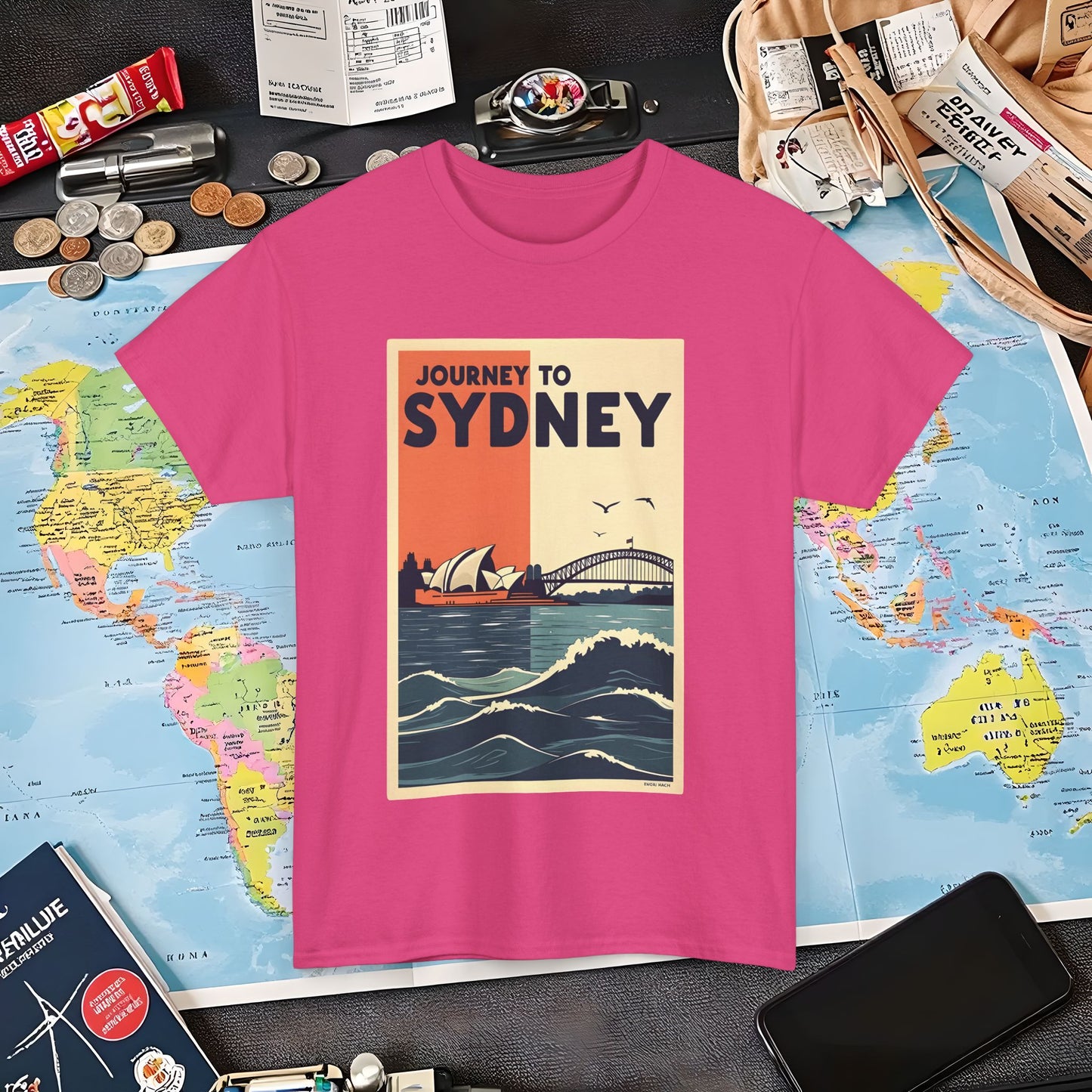 Sydney Journey Air Travel T-Shirts | Jetsetter, Airport, and International Flight Tees