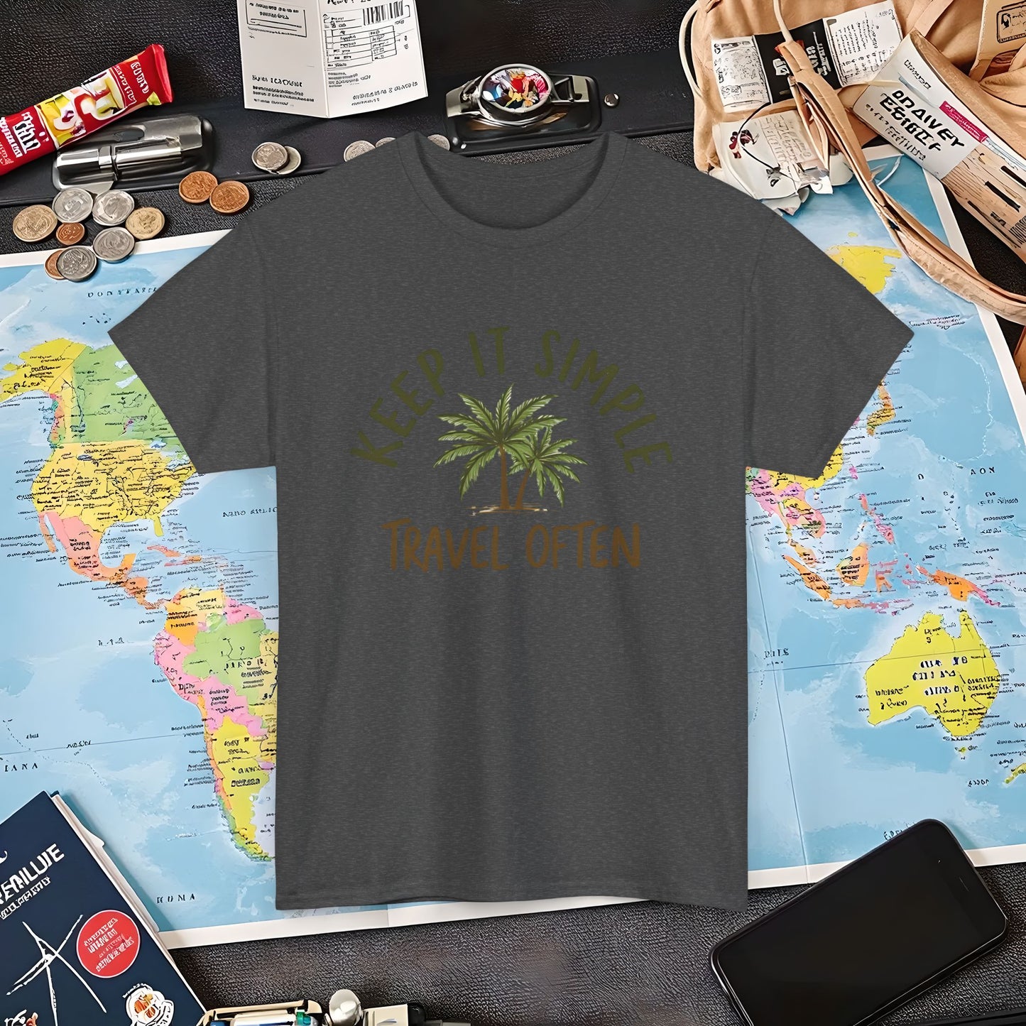 Simple Travel Air Travel T-Shirts | Jetsetter, Airport, and International Flight Tees