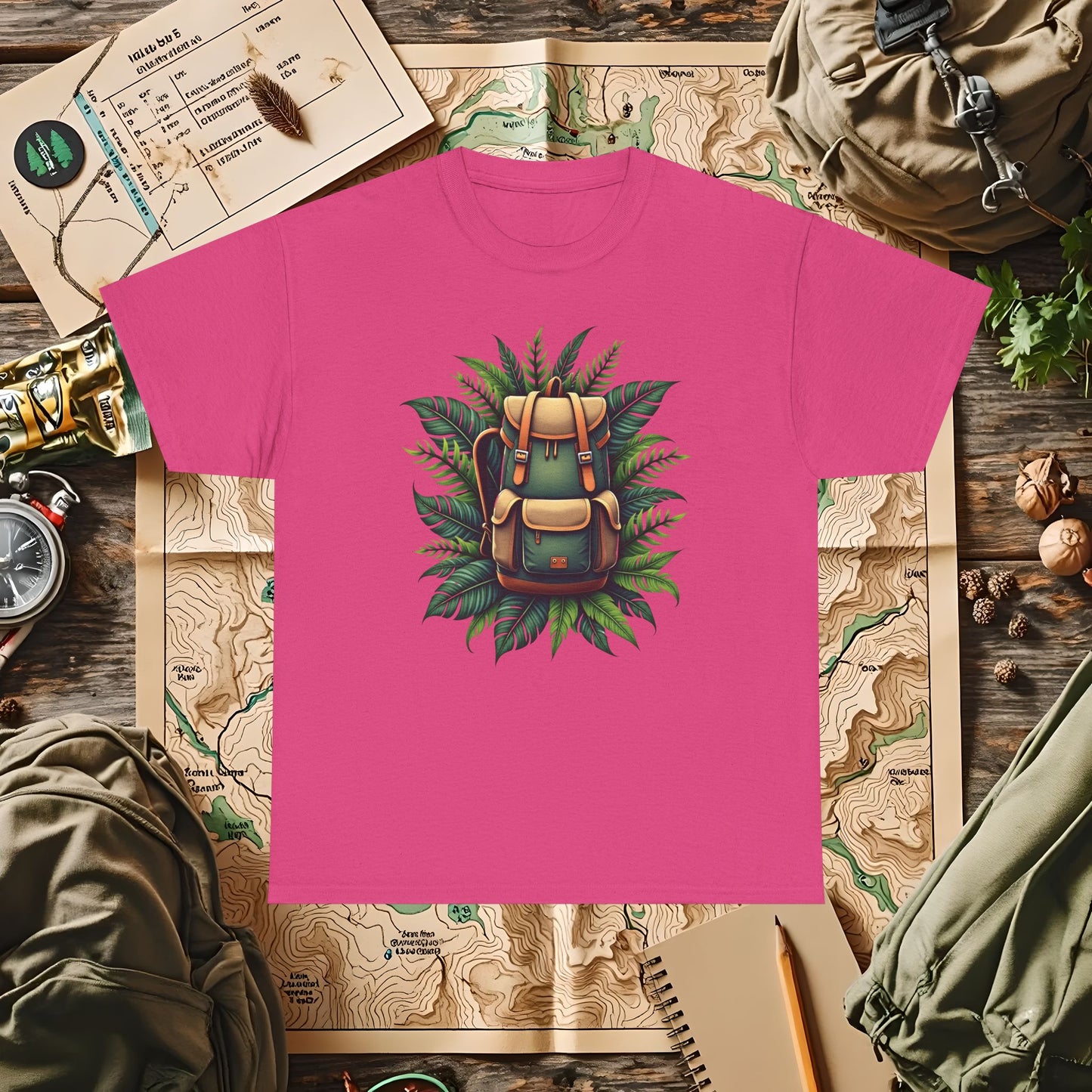 Jungle Adventure Outdoor Adventure T-Shirts | Camping, Hiking, Rafting & Kayaking Tees for Nature Lovers