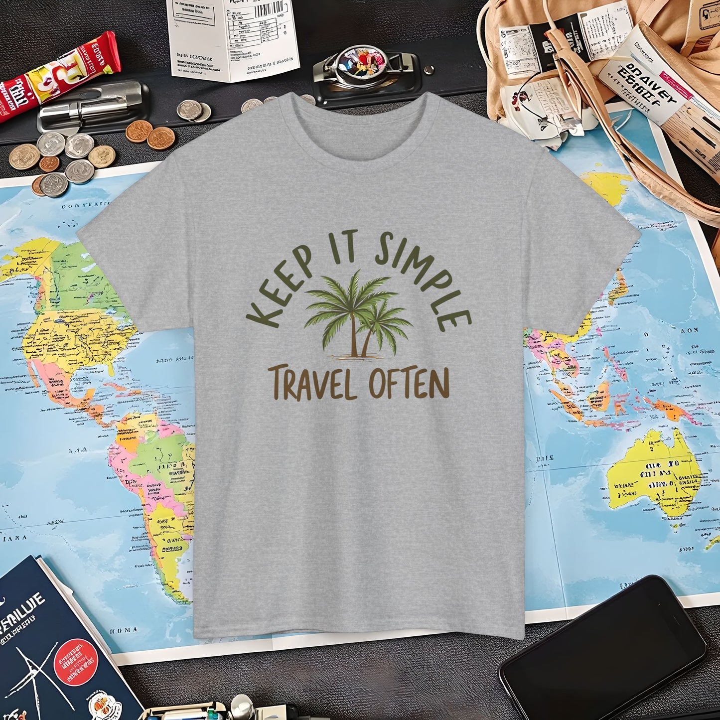 Simple Travel Air Travel T-Shirts | Jetsetter, Airport, and International Flight Tees