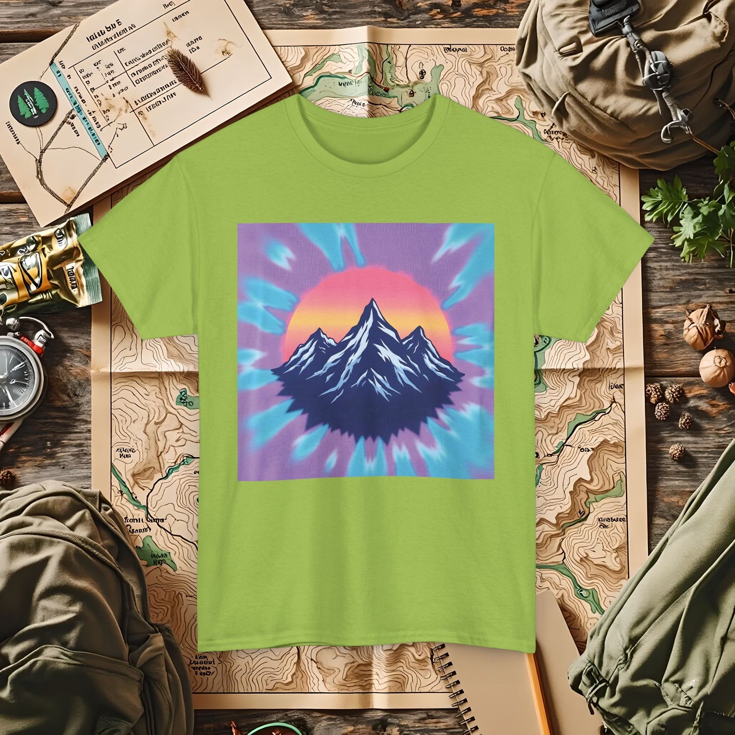Color Peak Outdoor Adventure T-Shirts | Camping, Hiking, Rafting & Kayaking Tees for Nature Lovers