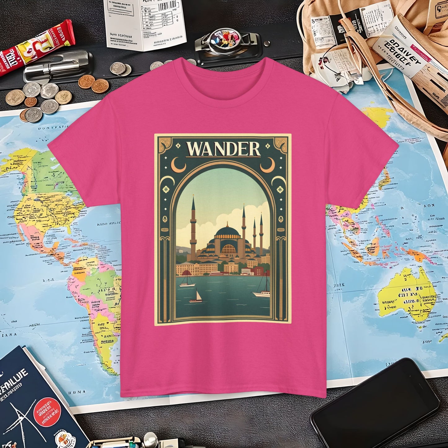 Istanbul Elegance Air Travel T-Shirts | Jetsetter, Airport, and International Flight Tees