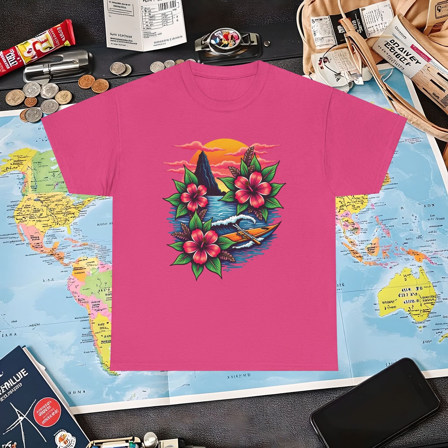 Hawaii Vibes Air Travel T-Shirts | Jetsetter, Airport, and International Flight Tees
