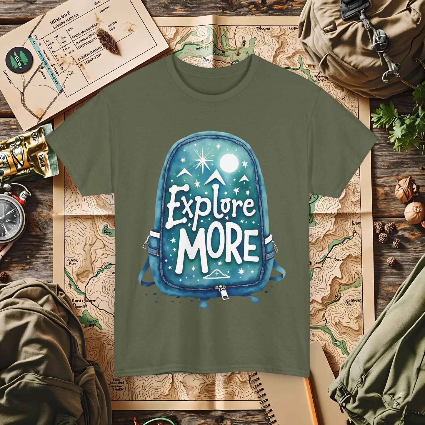 Explore More Outdoor Adventure T-Shirts | Camping, Hiking, Rafting & Kayaking Tees for Nature Lovers