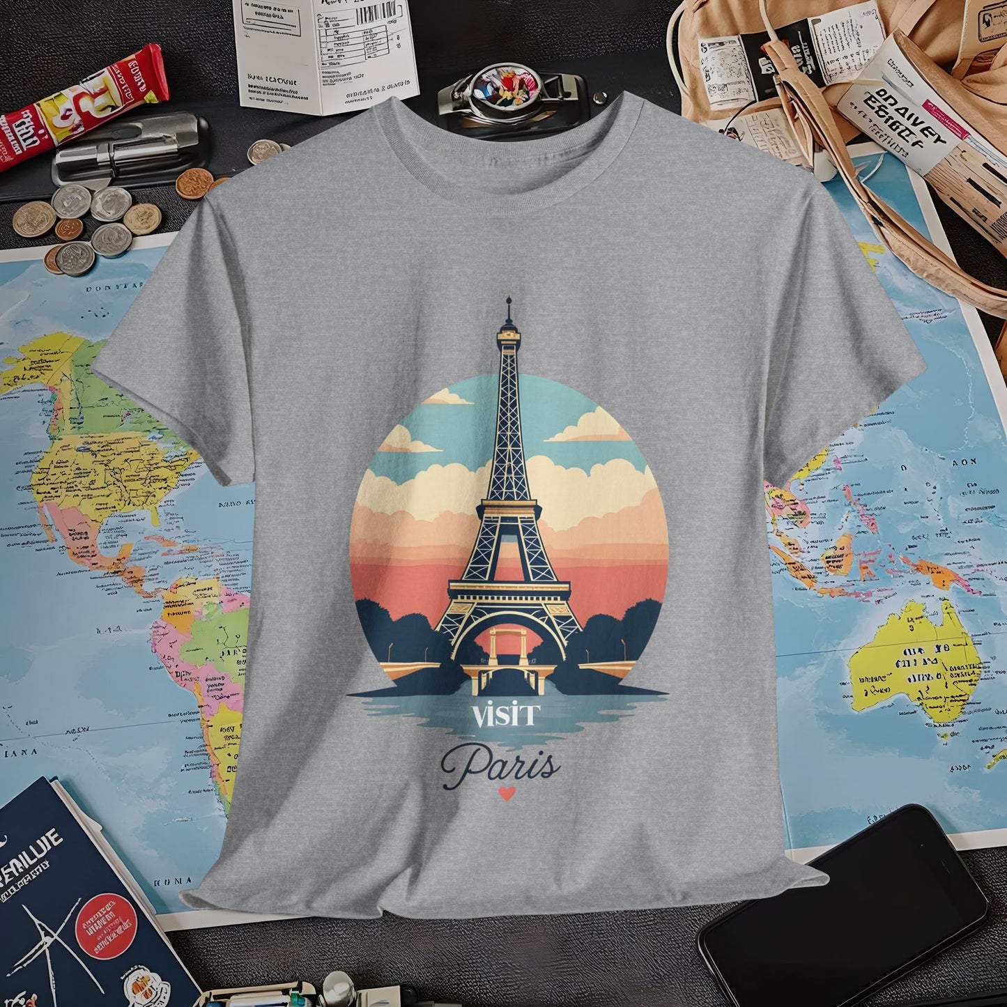 Paris Dreams Air Travel T-Shirts | Jetsetter, Airport, and International Flight Tees