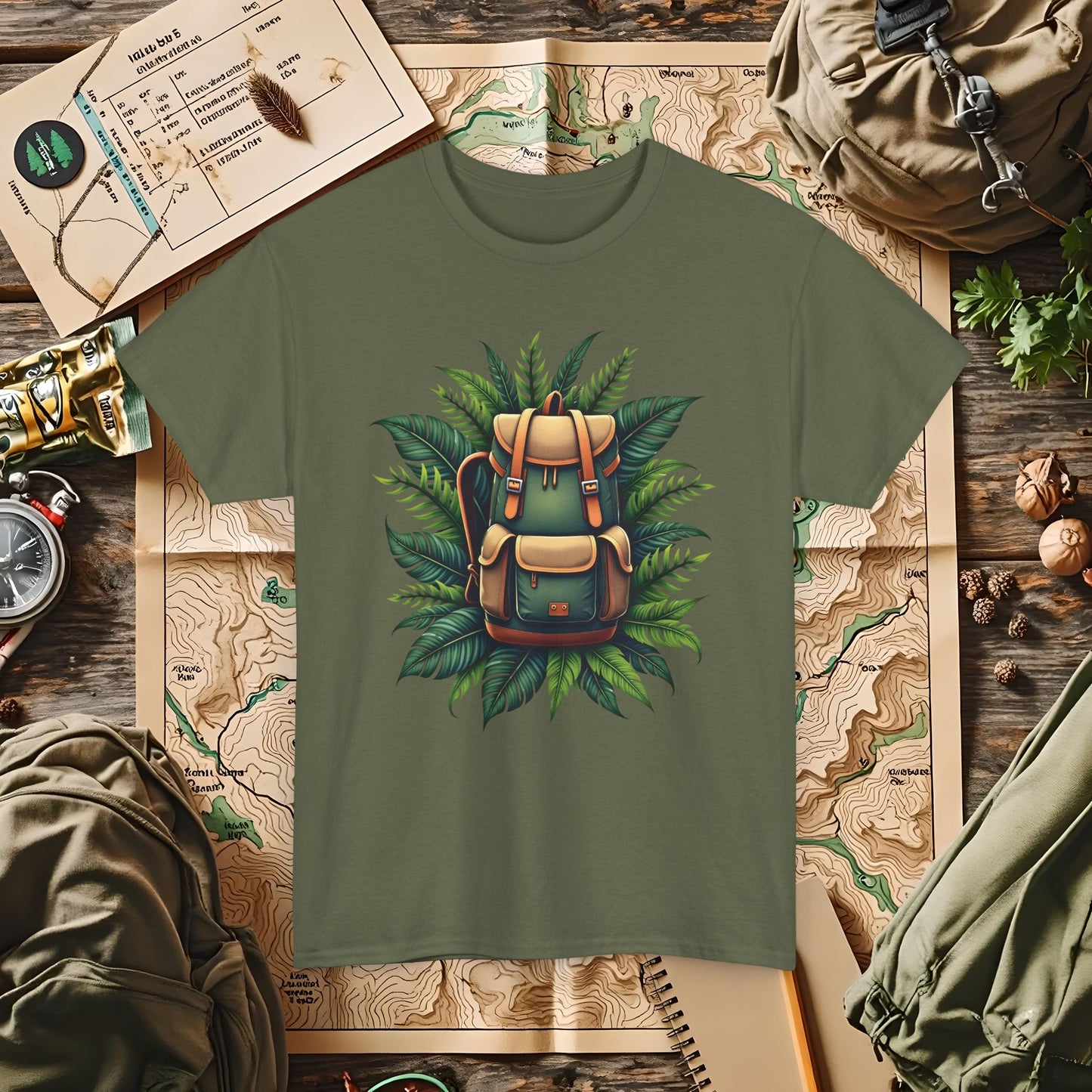 Jungle Adventure Outdoor Adventure T-Shirts | Camping, Hiking, Rafting & Kayaking Tees for Nature Lovers