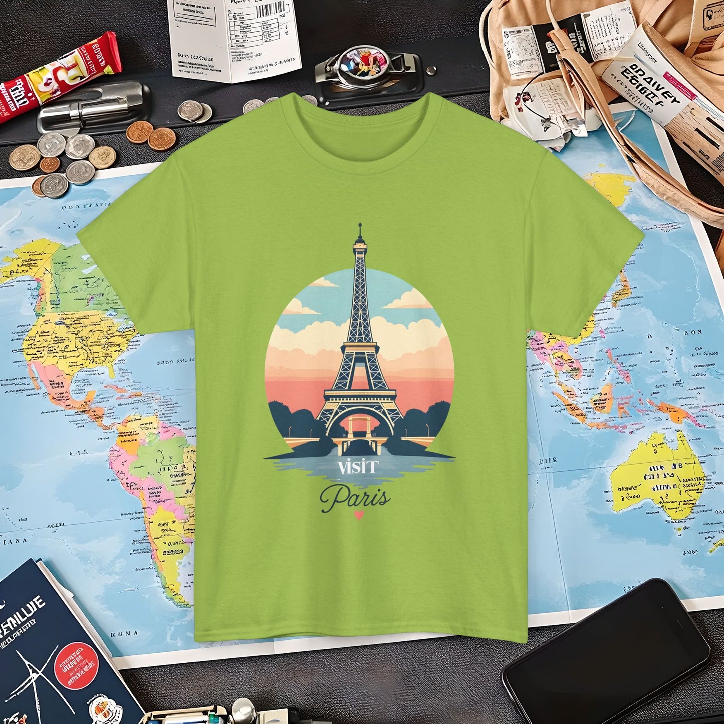 Paris Dreams Air Travel T-Shirts | Jetsetter, Airport, and International Flight Tees