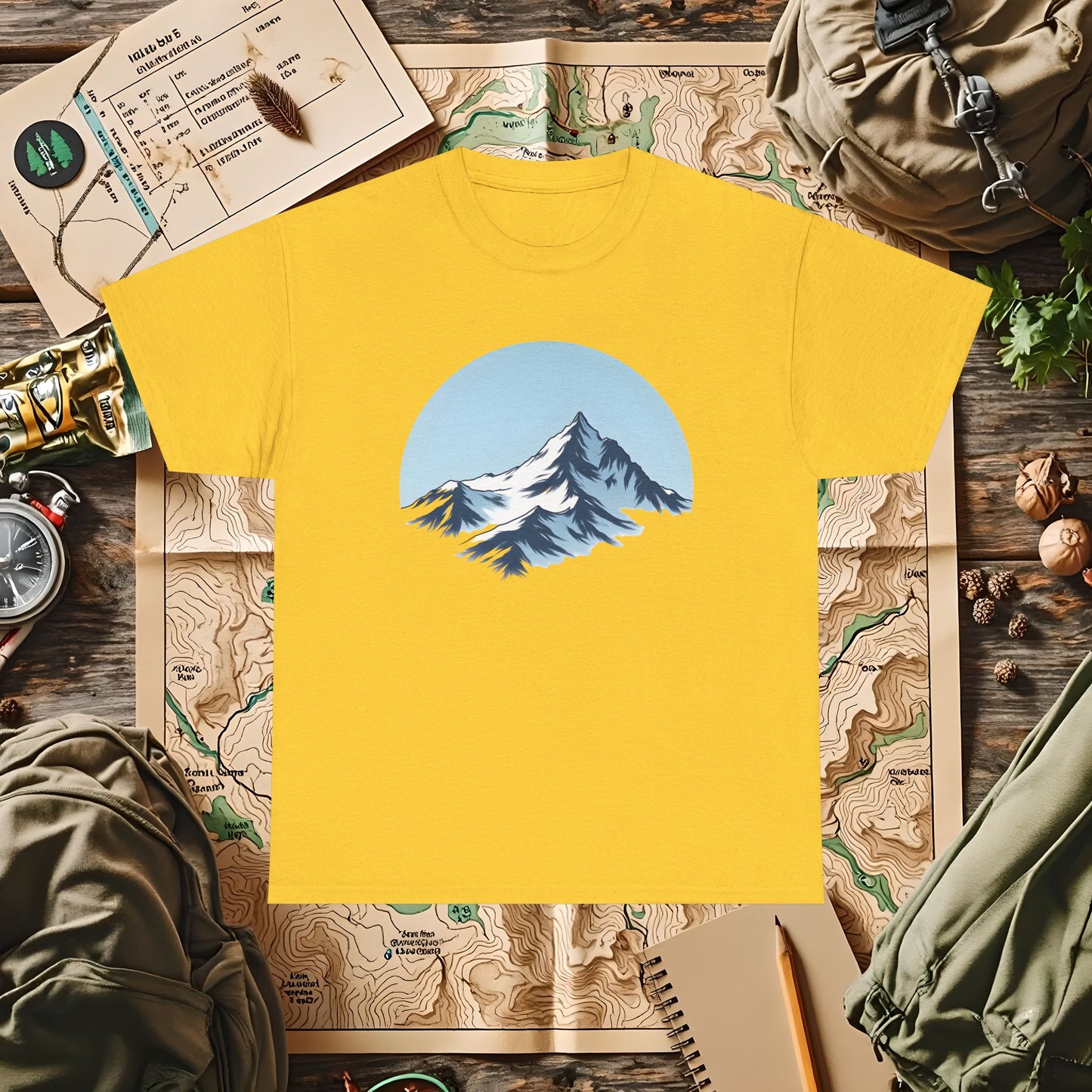 Mountain Escape Outdoor Adventure T-Shirts | Camping, Hiking, Rafting & Kayaking Tees for Nature Lovers