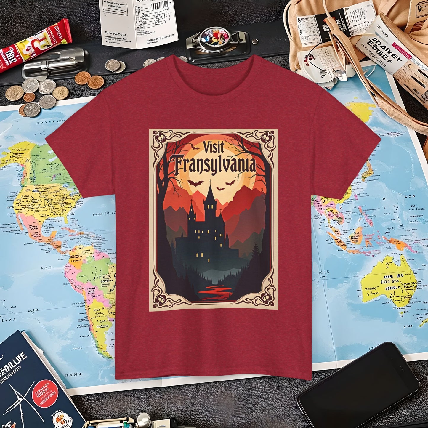 Transylvanian Valley Air Travel T-Shirts | Jetsetter, Airport, and International Flight Tees