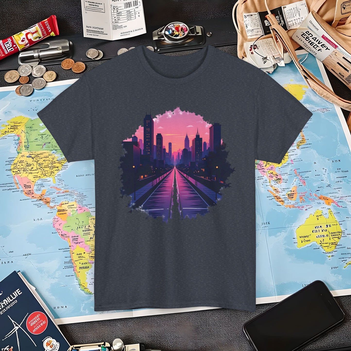 Twilight City Air Travel T-Shirts | Jetsetter, Airport, and International Flight Tees