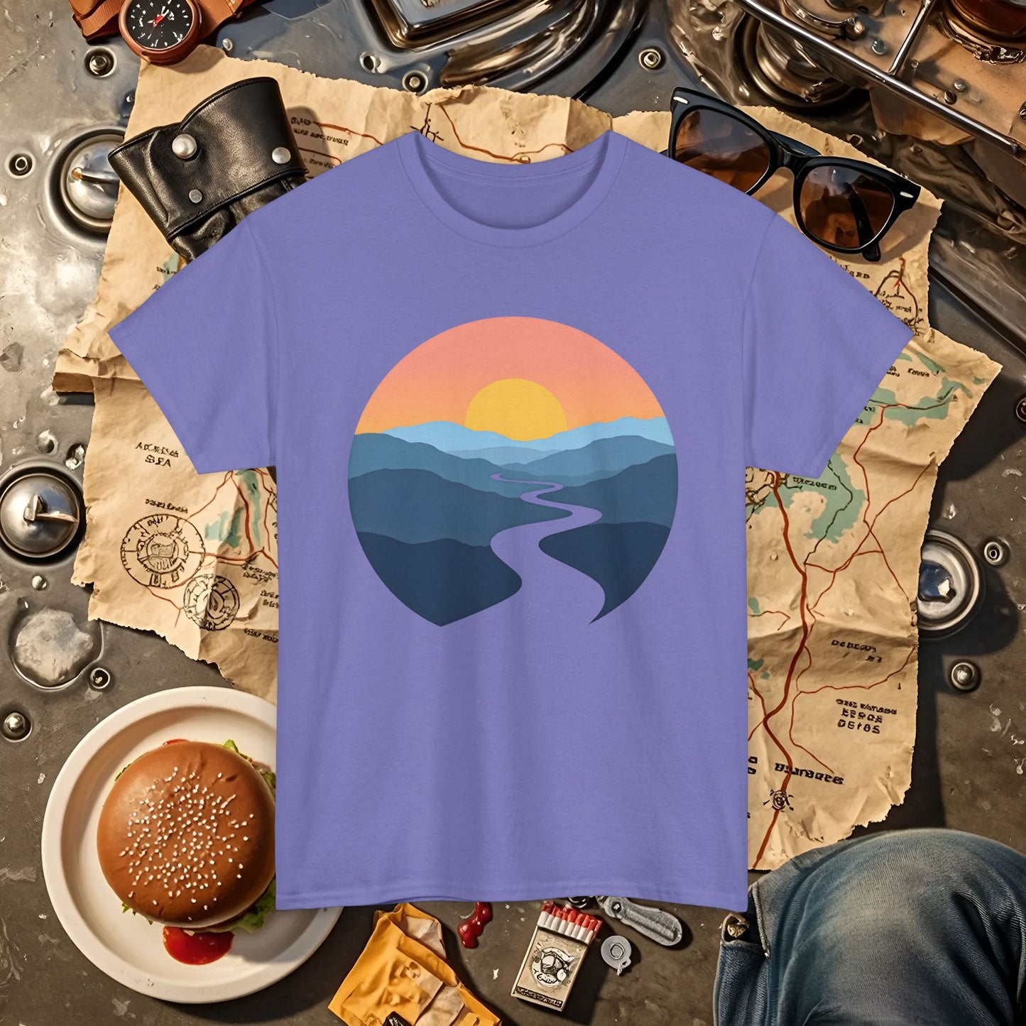 Journey Ahead Road Trip & Vehicle Travel T-Shirts | Car, RV, and Motorcycle Adventure Tees