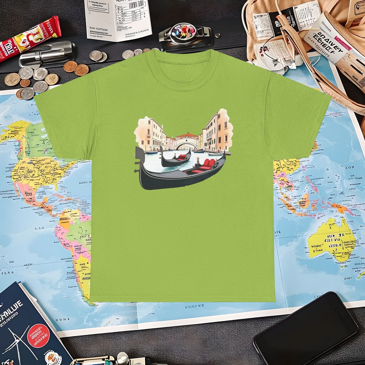 Venetian Romance Air Travel T-Shirts | Jetsetter, Airport, and International Flight Tees