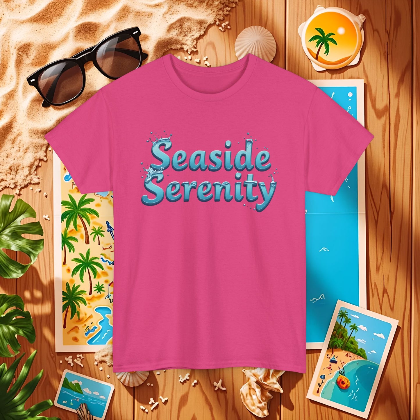 Seaside Bliss Beach Travel T-Shirts | Tropical Vacation & Coastal Lifestyle Tees