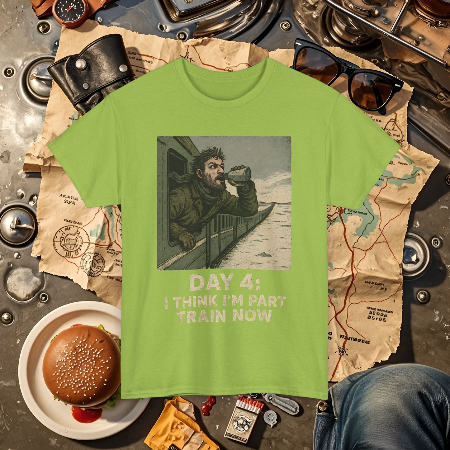 Day 4: I Think I Am Part Train – Feral Traveler’s Siberian Railroad Tee Road Trip & Vehicle Travel T-Shirts | Car, RV, and Motorcycle Adventure Tees