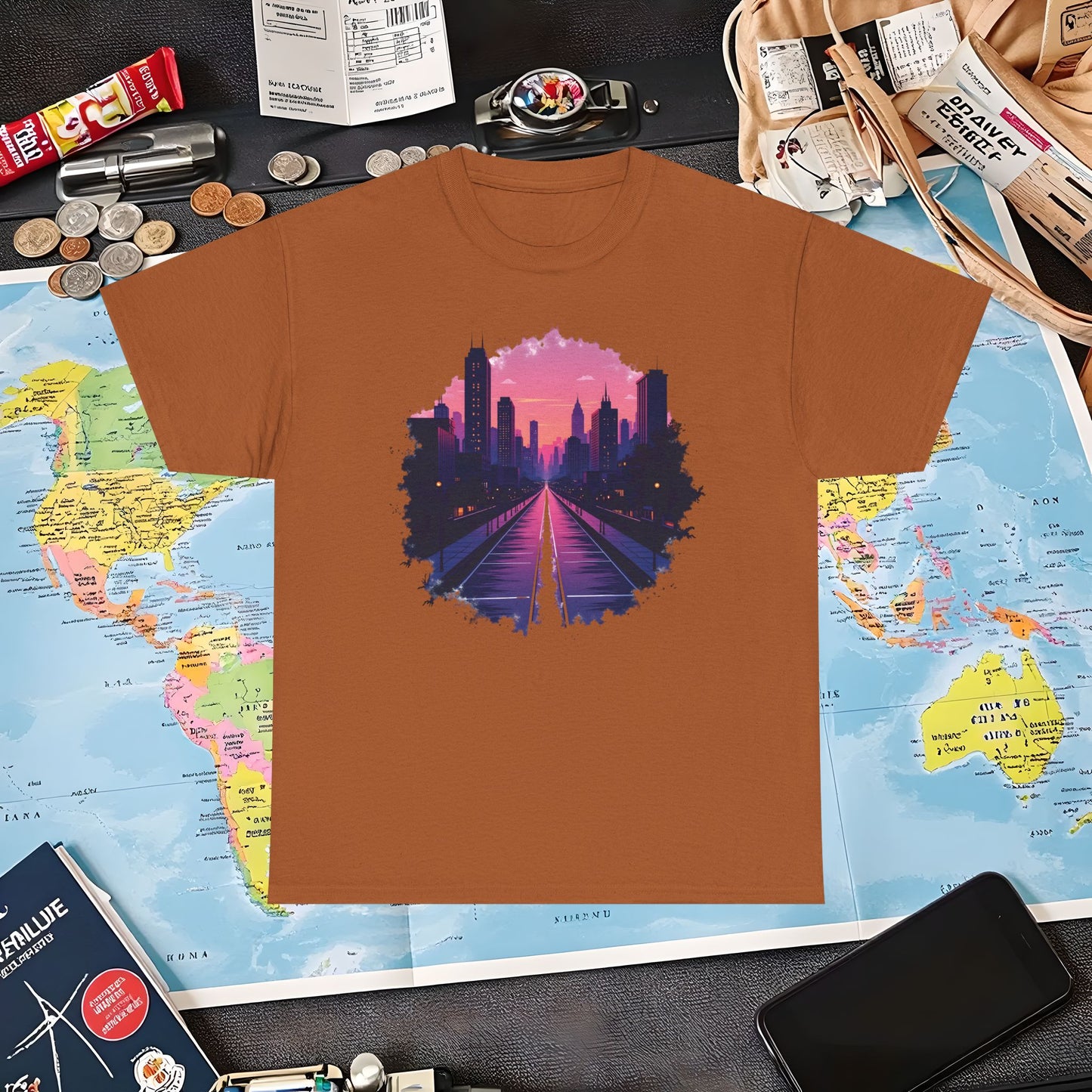 Twilight City Air Travel T-Shirts | Jetsetter, Airport, and International Flight Tees