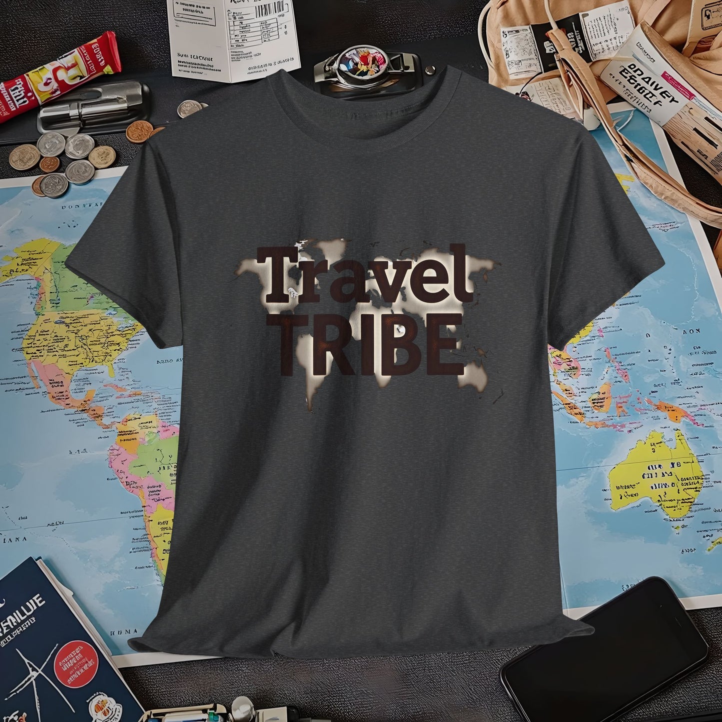 Travel Tribe Globe Air Travel T-Shirts | Jetsetter, Airport, and International Flight Tees
