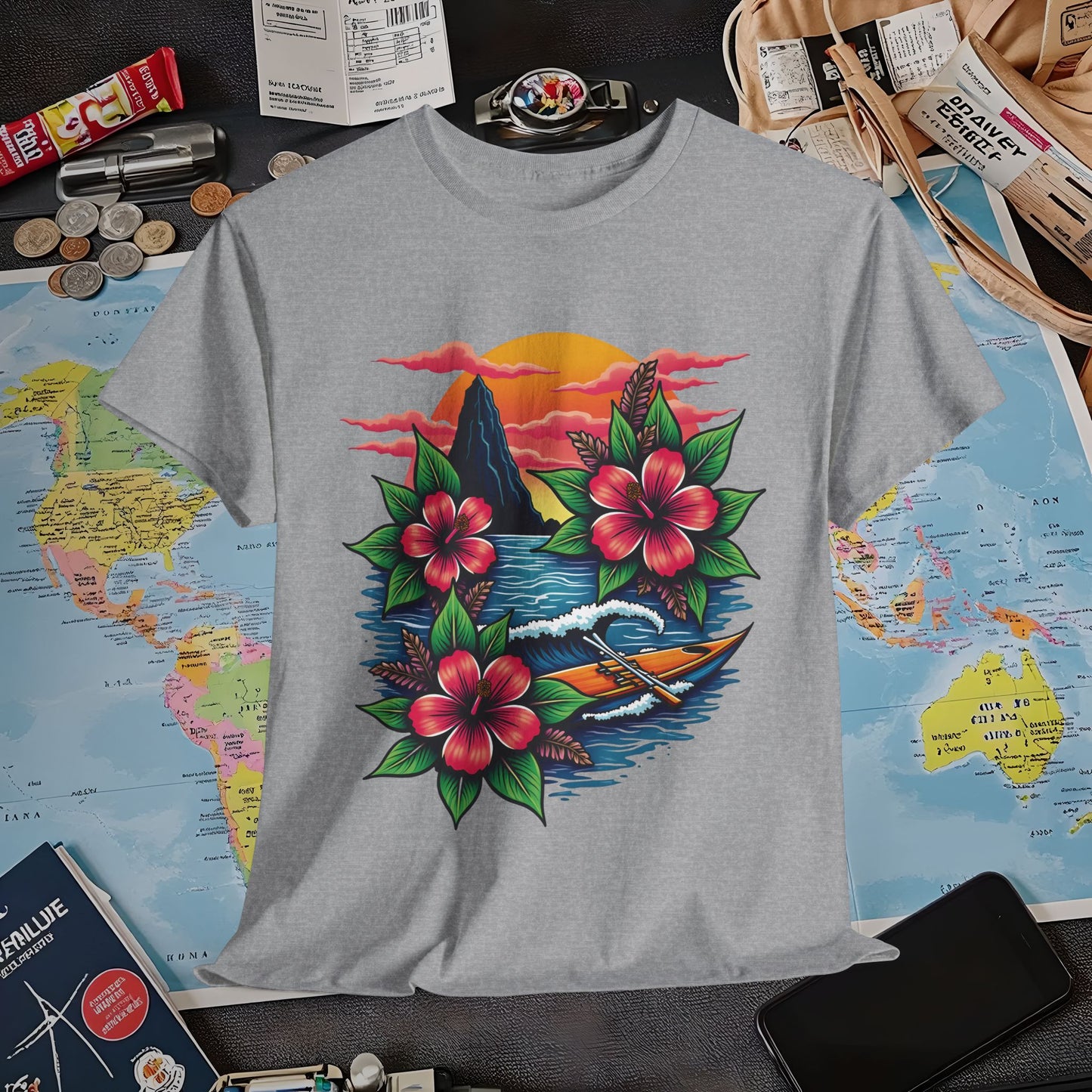 Hawaii Vibes Air Travel T-Shirts | Jetsetter, Airport, and International Flight Tees
