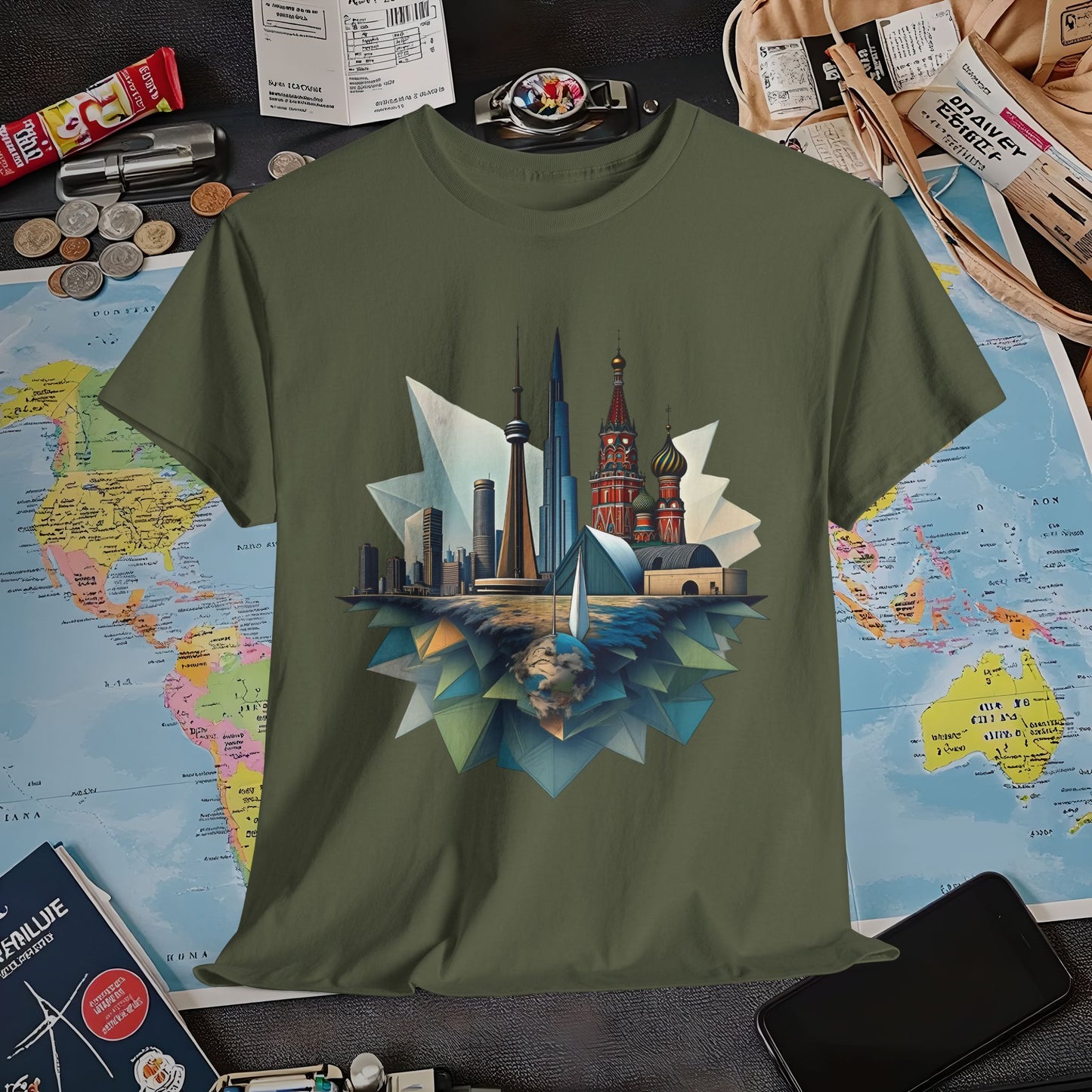 Urban Geometry Air Travel T-Shirts | Jetsetter, Airport, and International Flight Tees