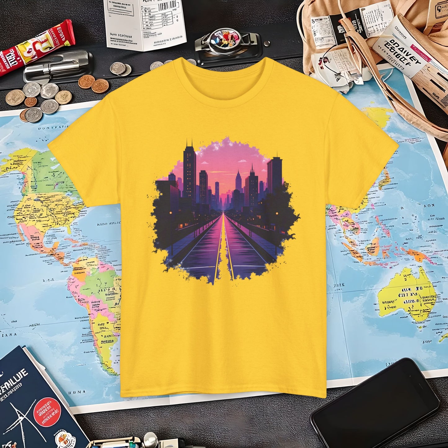 Twilight City Air Travel T-Shirts | Jetsetter, Airport, and International Flight Tees