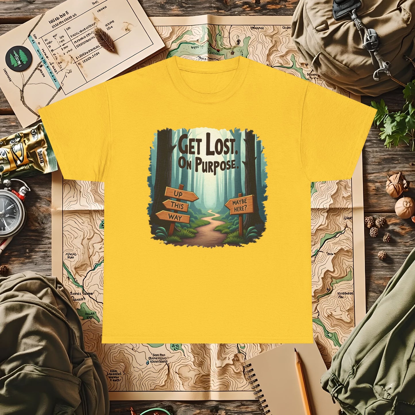 Nature Escape Outdoor Adventure T-Shirts | Camping, Hiking, Rafting & Kayaking Tees for Nature Lovers