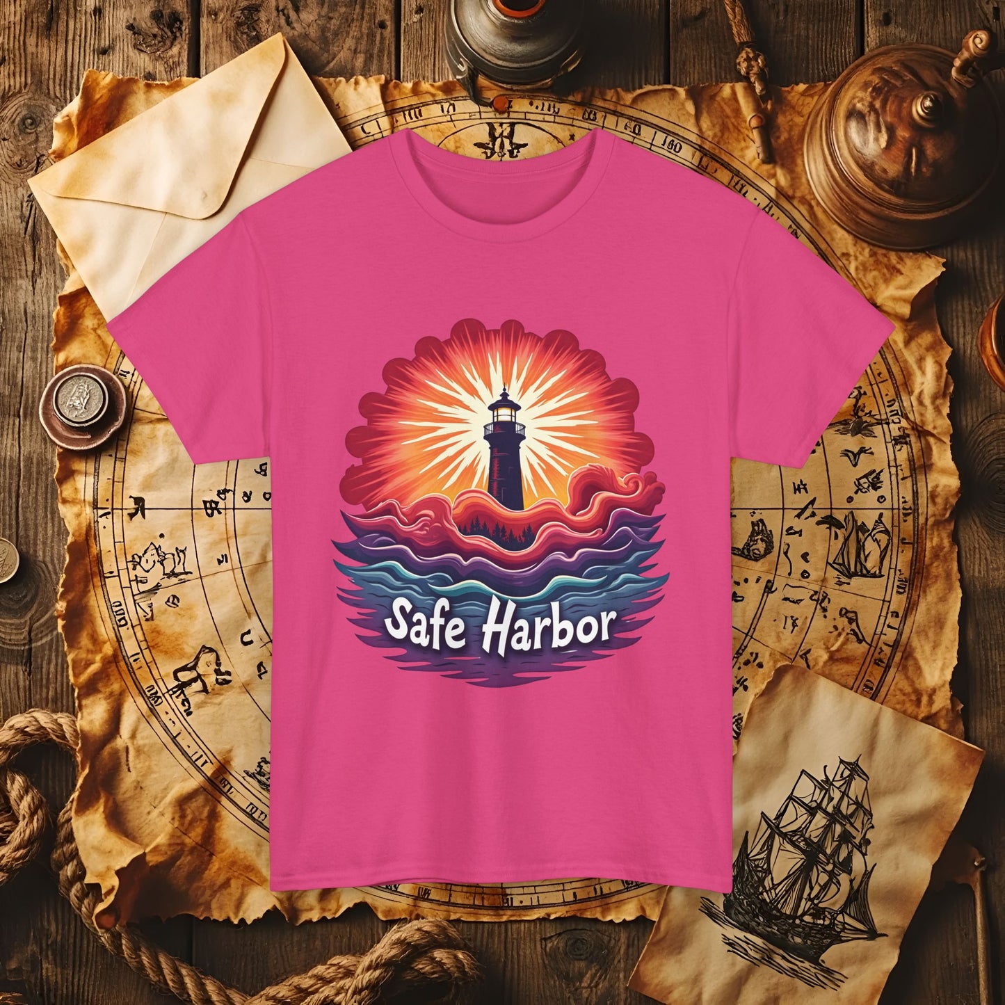 Harbor Glow Cruise Travel T-Shirts | Funny & Stylish Tees for Ocean Adventures