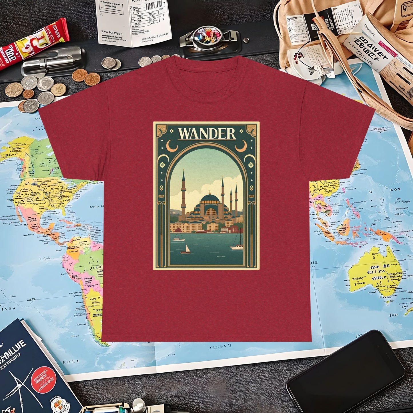 Istanbul Elegance Air Travel T-Shirts | Jetsetter, Airport, and International Flight Tees