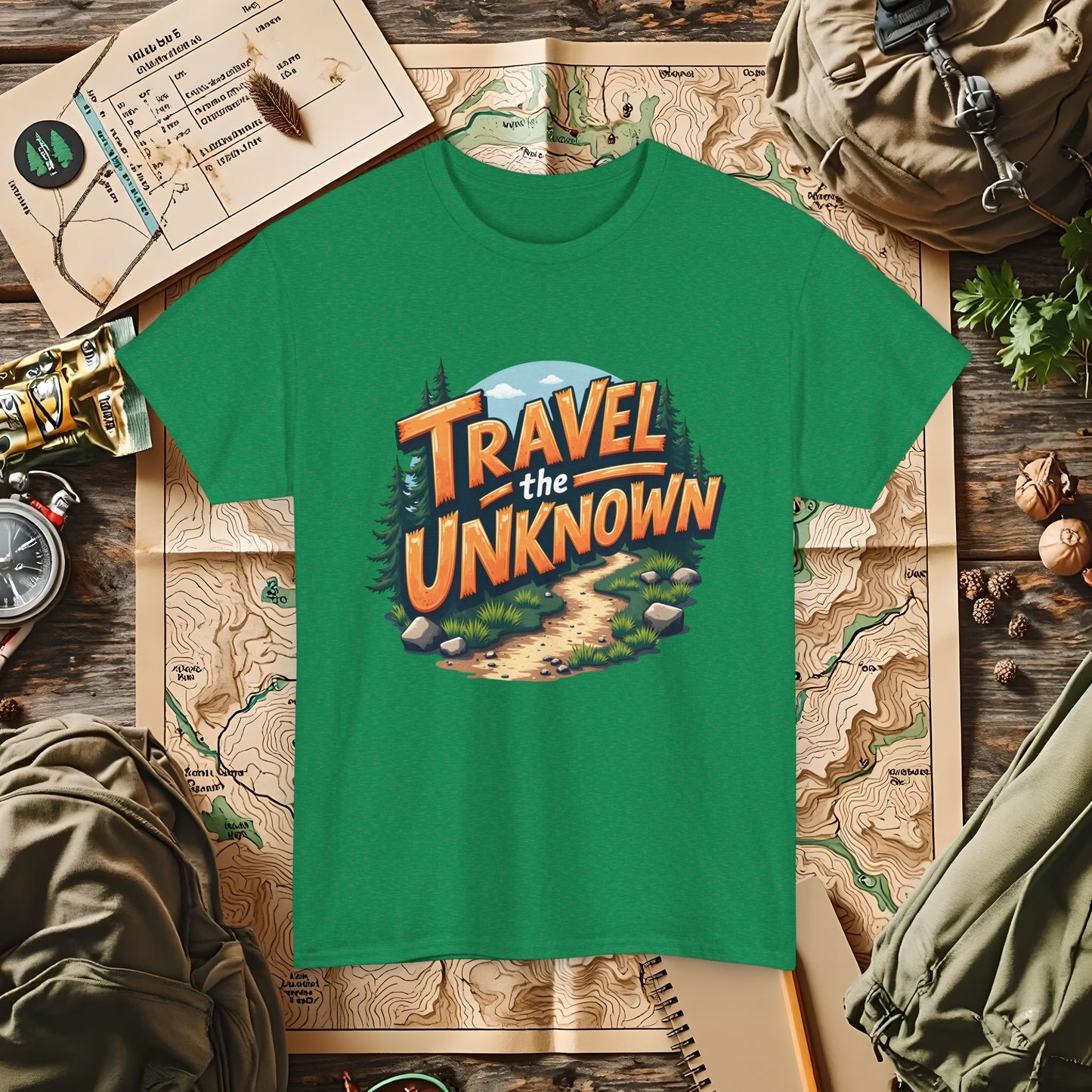 Adventurous Journey Outdoor Adventure T-Shirts | Camping, Hiking, Rafting & Kayaking Tees for Nature Lovers