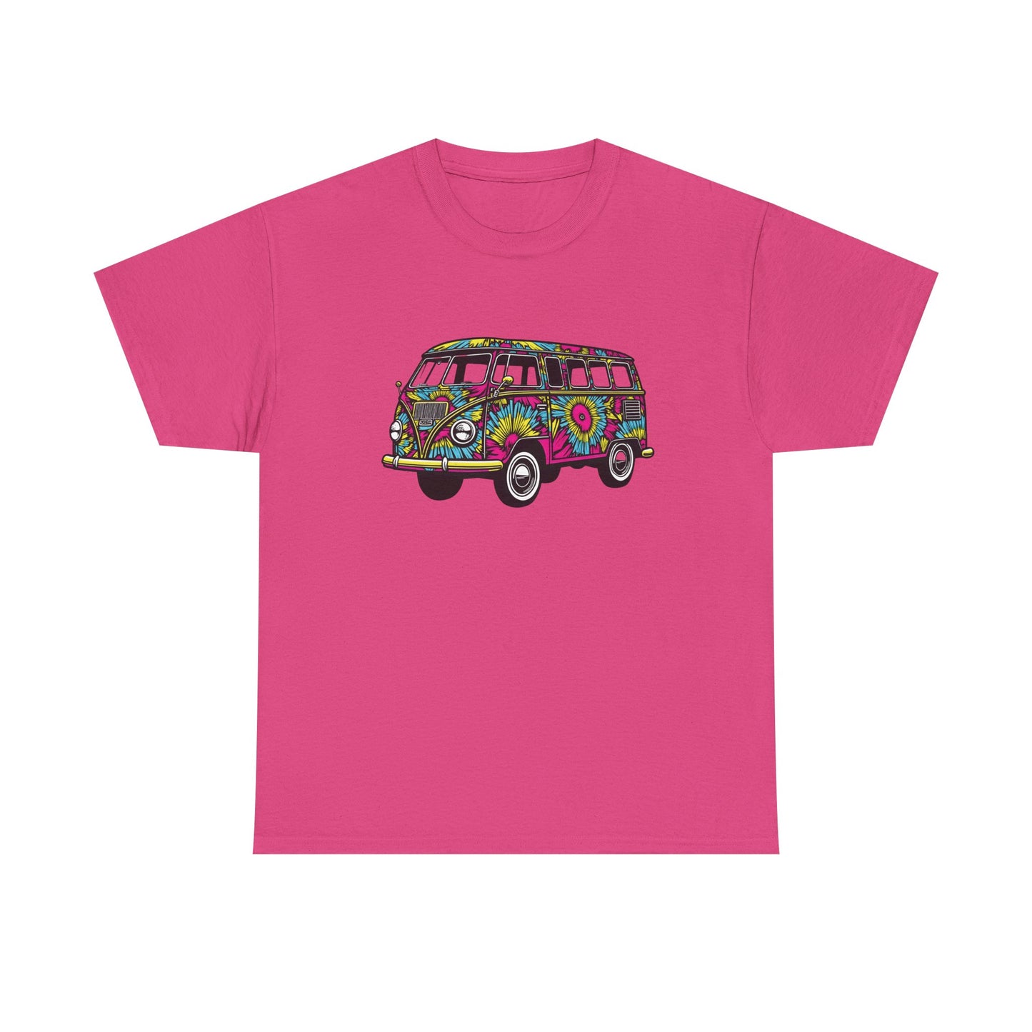 Kaleidoscope Van Road Trip & Vehicle Travel T-Shirts | Car, RV, and Motorcycle Adventure Tees