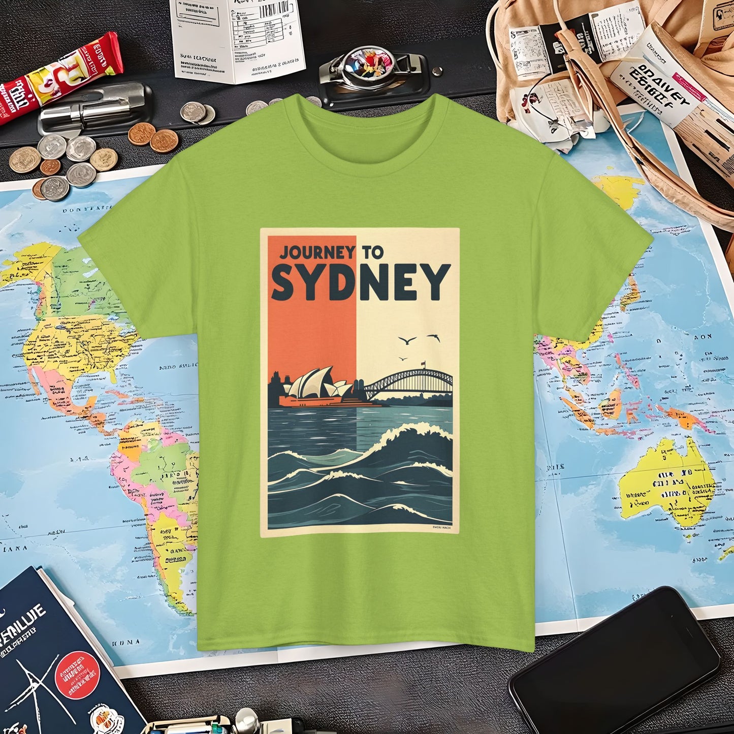 Sydney Journey Air Travel T-Shirts | Jetsetter, Airport, and International Flight Tees