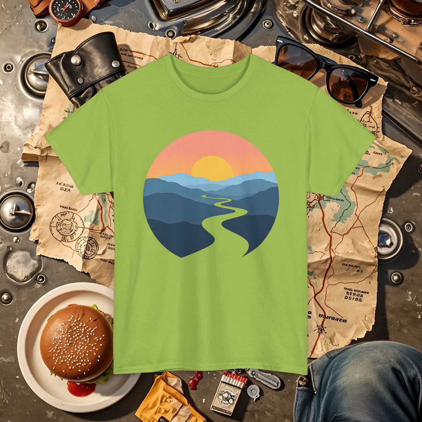 Journey Ahead Road Trip & Vehicle Travel T-Shirts | Car, RV, and Motorcycle Adventure Tees