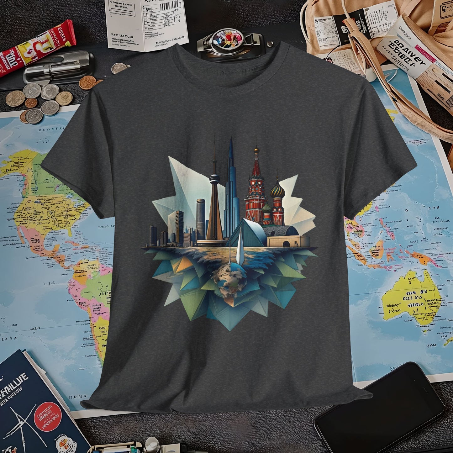 Urban Geometry Air Travel T-Shirts | Jetsetter, Airport, and International Flight Tees