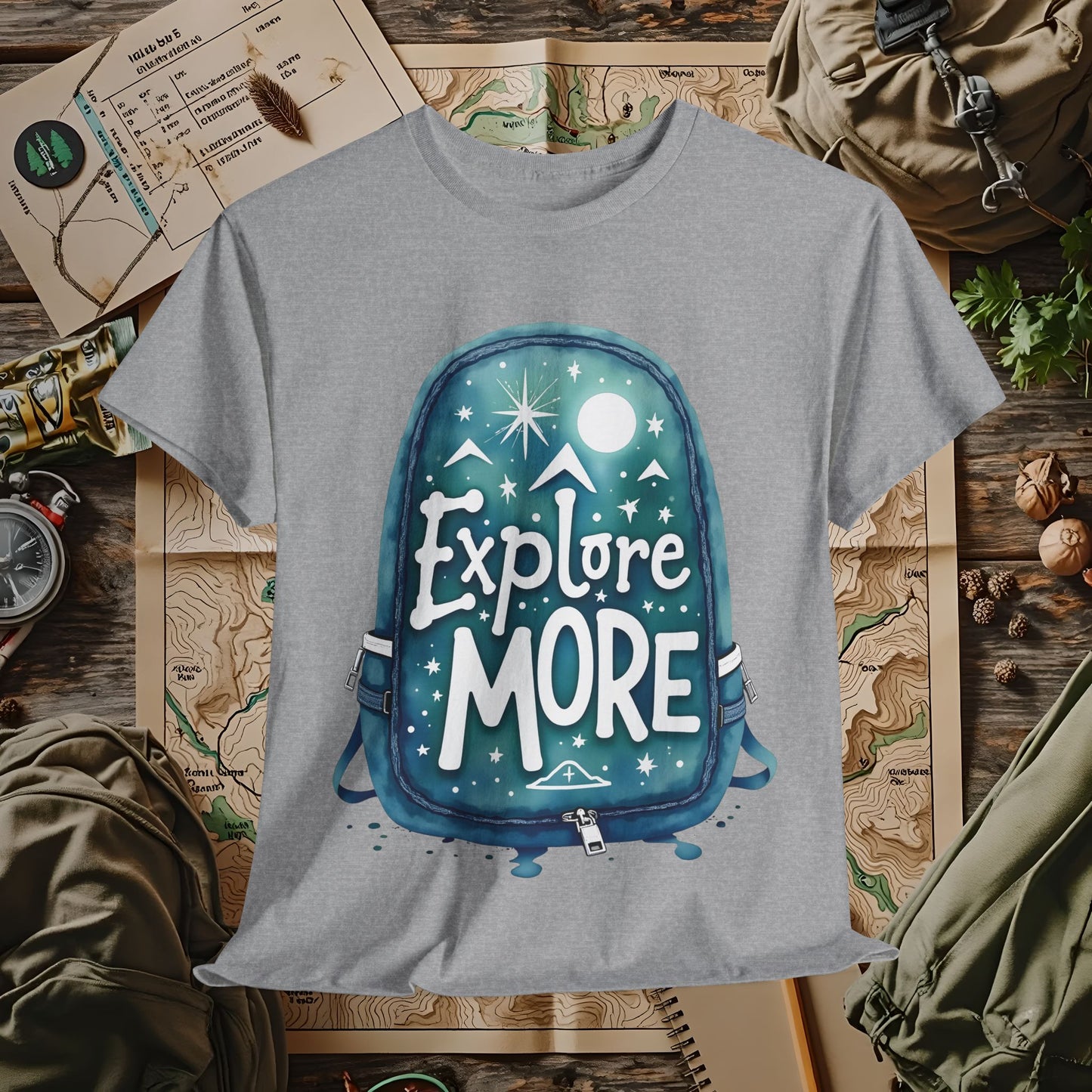 Explore More Outdoor Adventure T-Shirts | Camping, Hiking, Rafting & Kayaking Tees for Nature Lovers