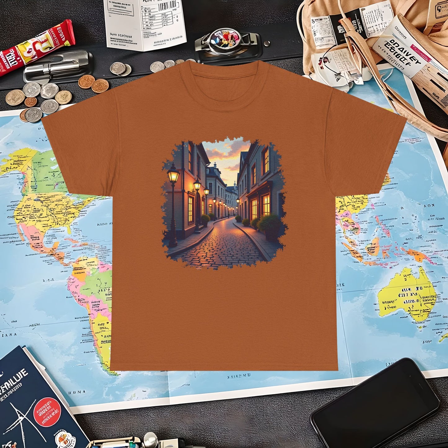European Romance Air Travel T-Shirts | Jetsetter, Airport, and International Flight Tees